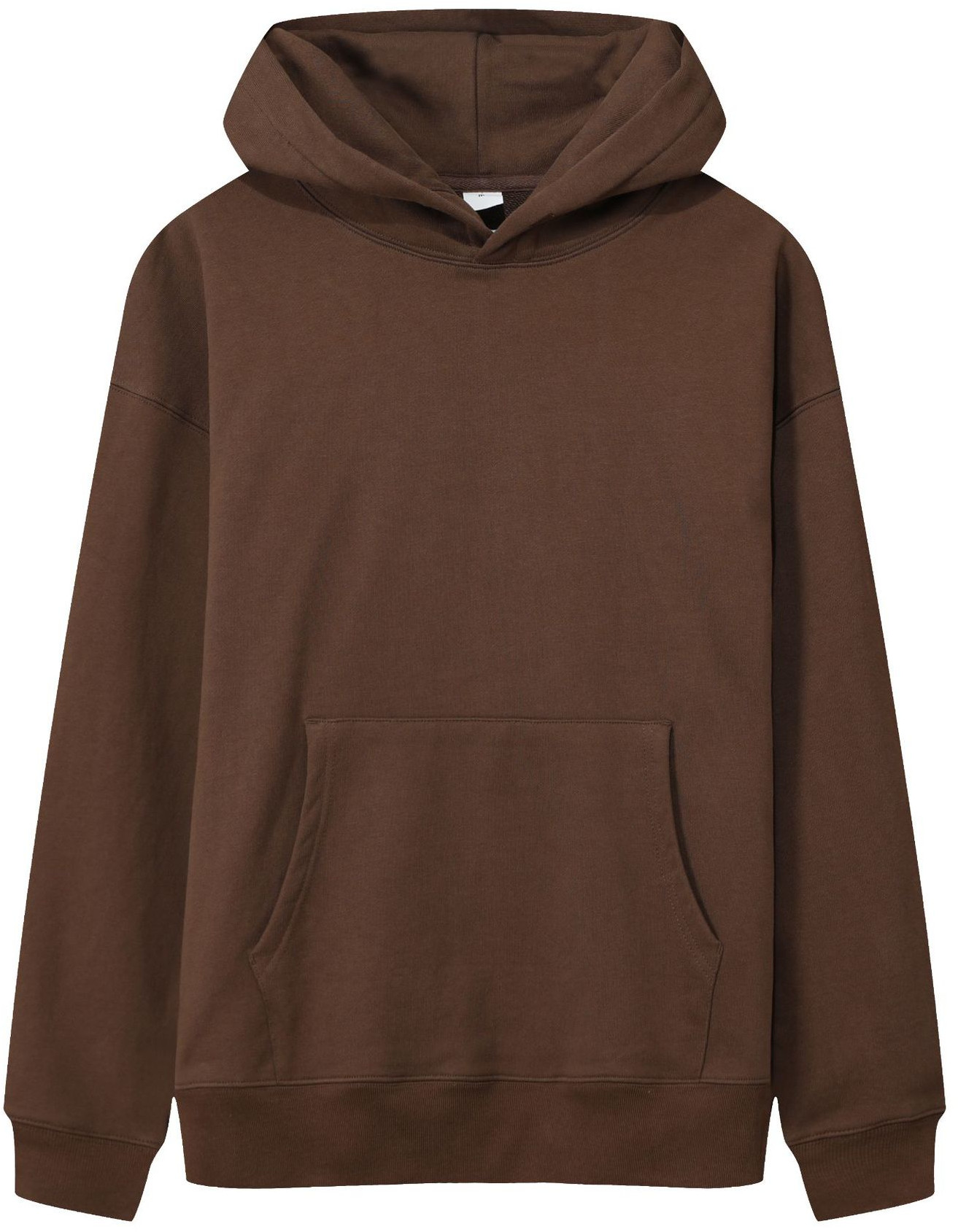 pure 100% cotton pullover thick heavyweight hoodie kangaroo pocket long sleeve