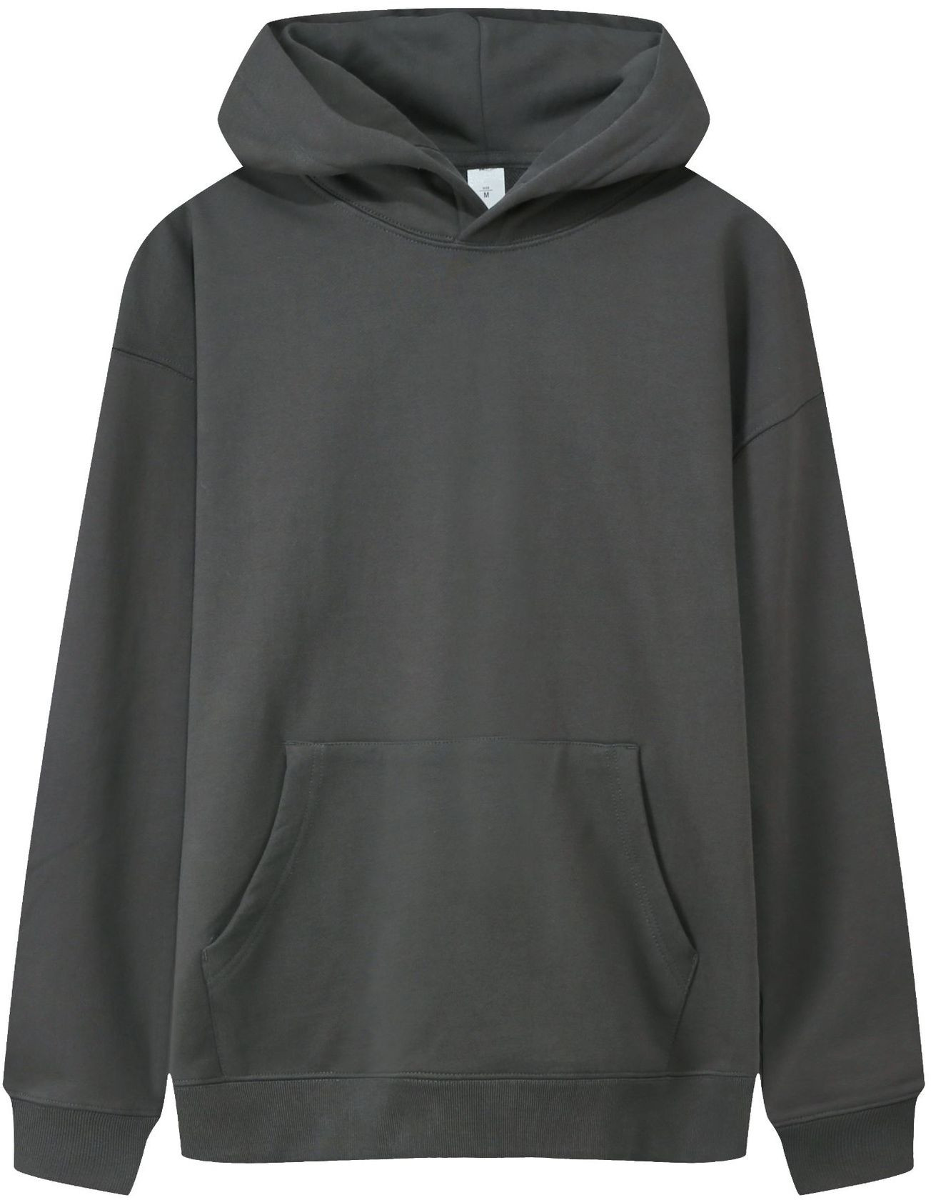 pure 100% cotton pullover thick heavyweight hoodie kangaroo pocket long sleeve