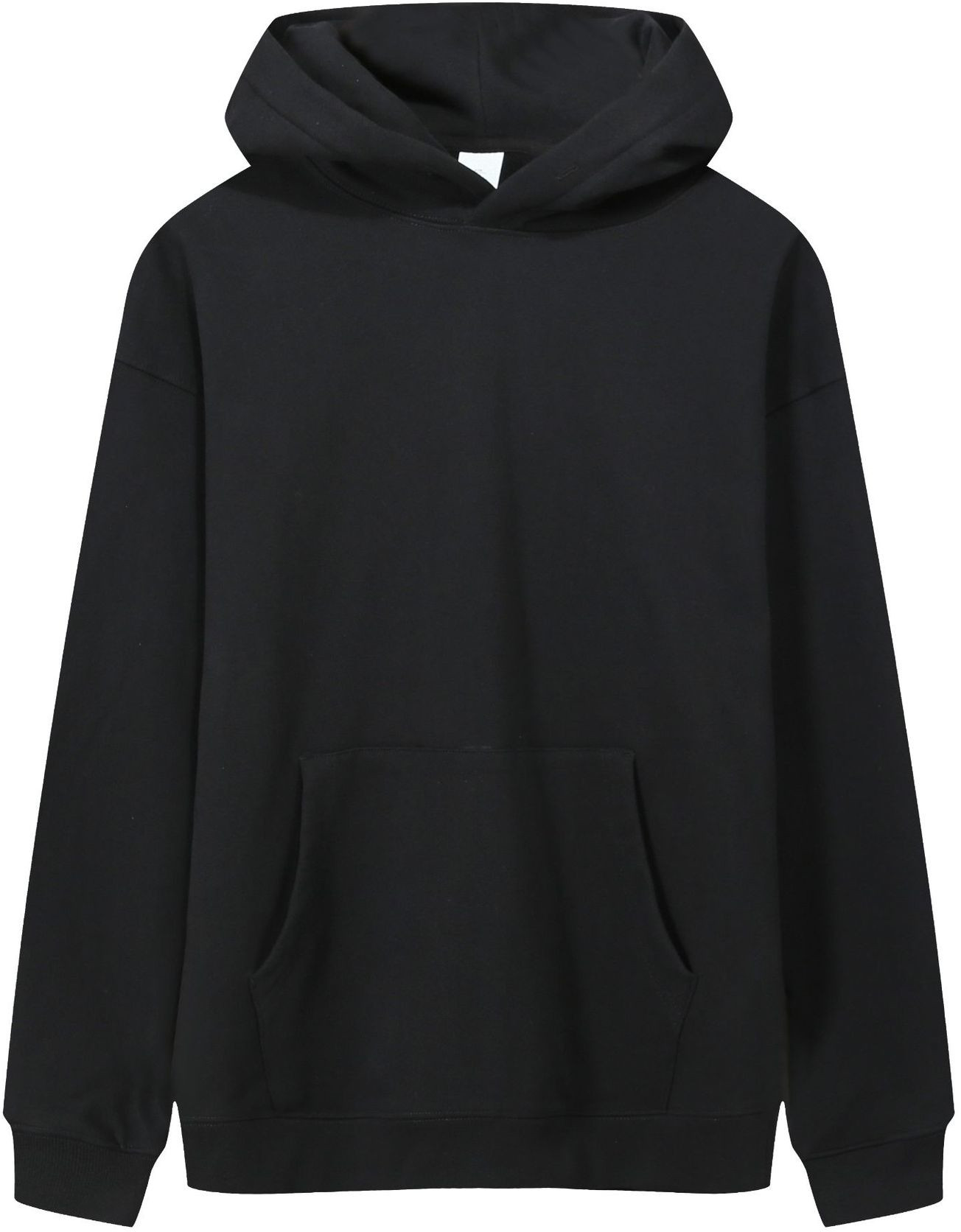 pure 100% cotton pullover thick heavyweight hoodie kangaroo pocket long sleeve