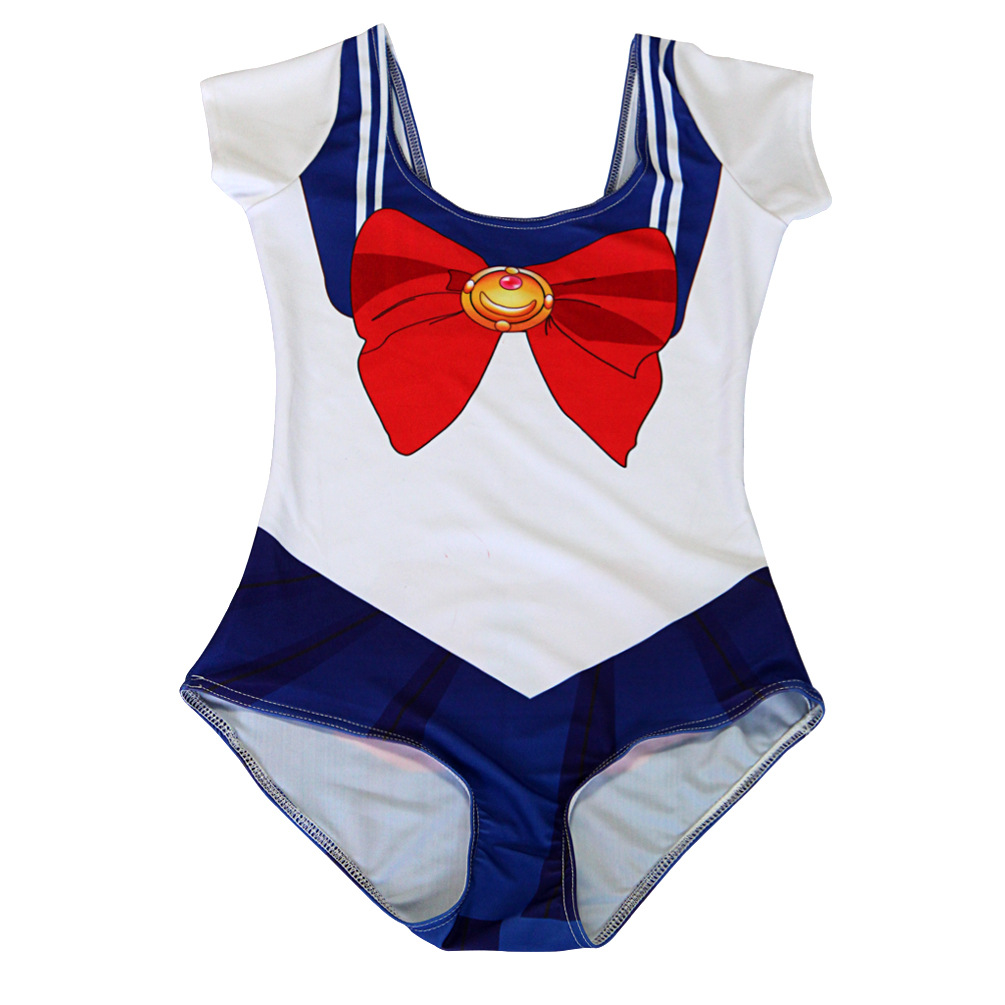 sailor moon one piece swimsuit girl women cute