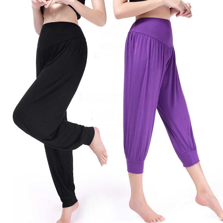 Harem Pants-baggy Pants-loose Fit Pants-wide Leg Pants-belly Dance  Clothes-cotton Stretch Yoga-relaxed Pants-faery Festival Pants-dance Wear 