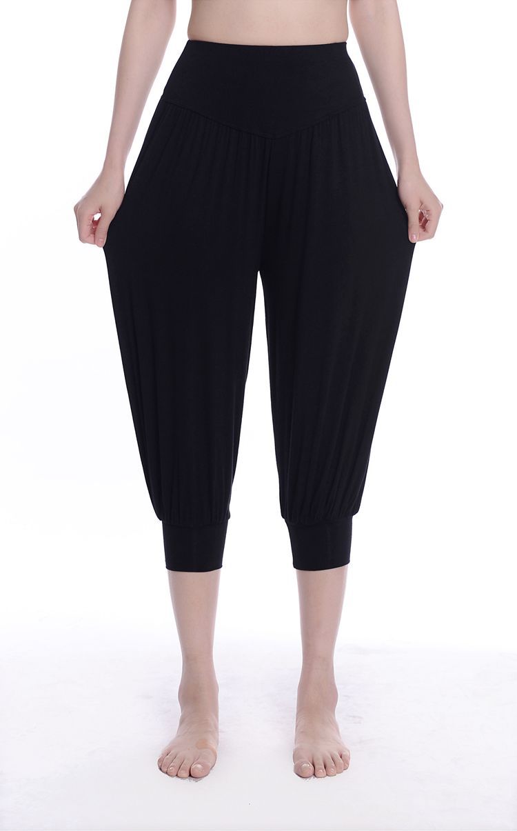 KSUA Womens Soft Modal Yoga Pants Long Baggy Sports Dance Harem Pants Loose  Fit Yoga Bloomers (Black, US XS/Tag S) : : Clothing, Shoes &  Accessories