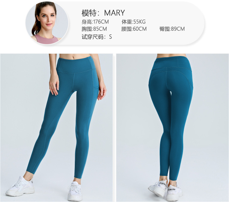Running Leggings With Pockets Gym Workout Yogo Wholesale