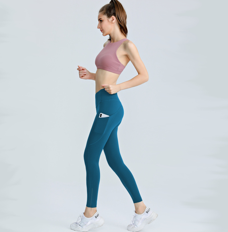 Sugar Pocket Women's Basic Yoga Leggings Gym Workout Trousers  Running Pants S(0203) : Clothing, Shoes & Jewelry